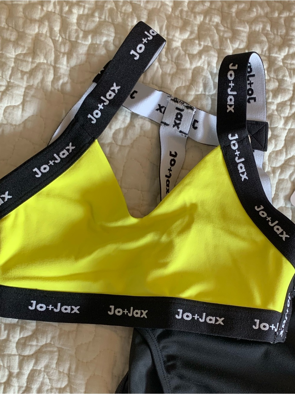 Jo + Jax Roxy Top Yellow Youth Large NWT